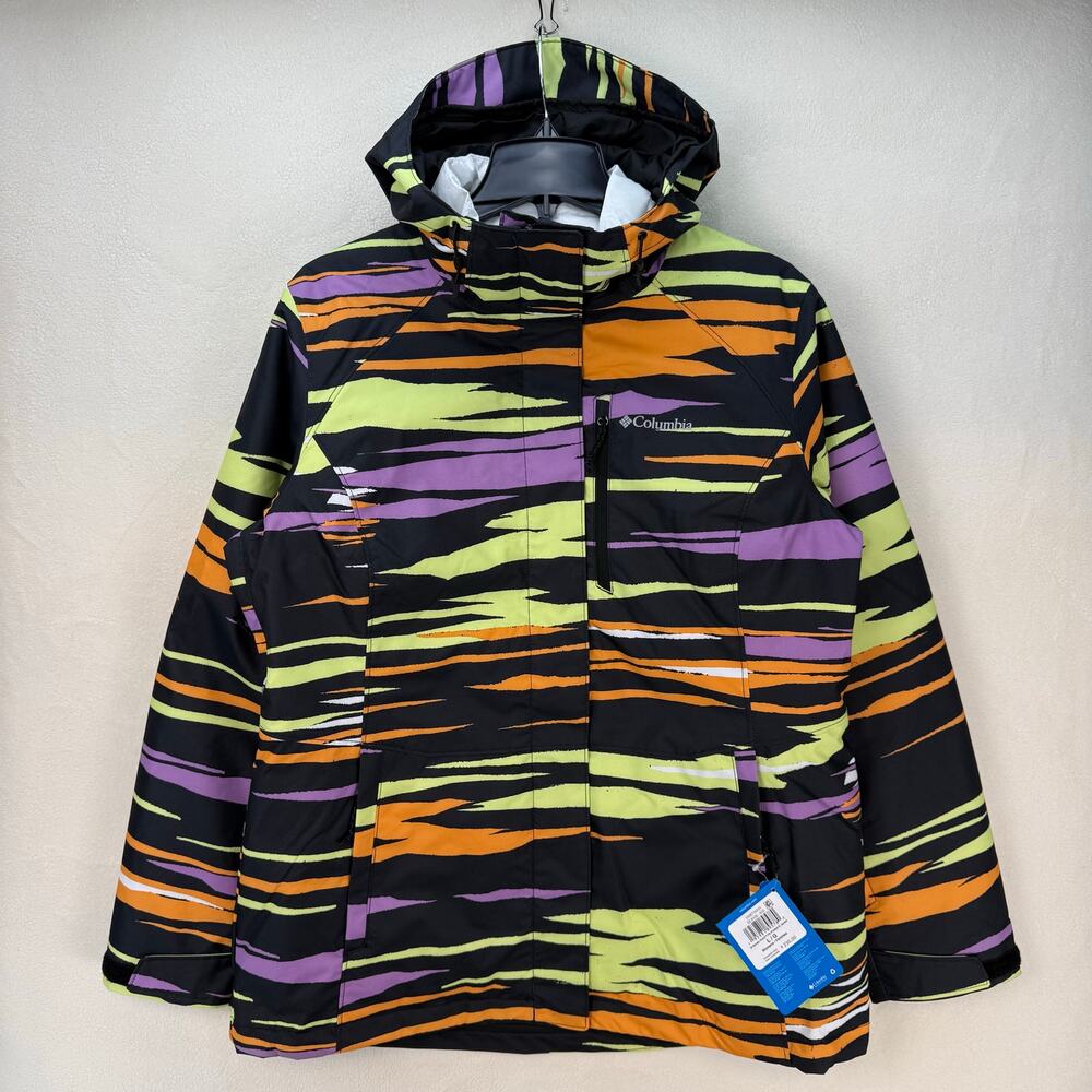 COLUMBIA WOMEN'S XSMALL NORDIC POINT FS PRINTED INTERCHANGE JACKET OMNI HEAT